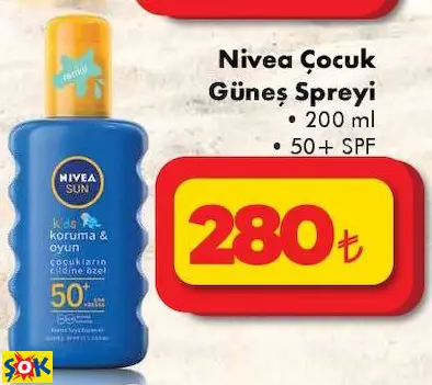 NİVEA ÇOCUK GÜNEŞ SPREYİ